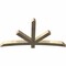 Ekena Millwork Alberta Rough Sawn Timber Gable Bracket, Douglas Fir, 72"W x 39"H x 4"D x 4"F, 13/12 Pitch GBW072X39X0404ALB00RDF - alternate 4